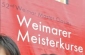 Weimarer Meisterkurse offen für Gasthörer