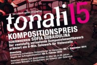 TONALi Kompositionspreis Plakat
