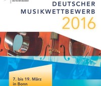 Plakat Deutscher Musikwettbewerb
