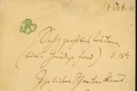 Brahms-Brief an Maria Schmidt