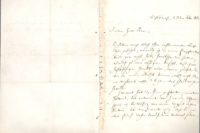 Brief von Robert Schumann