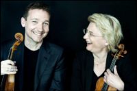Antje Weithaas (r.) und Oliver Wille
