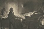 Franz Liszt am Klavier
