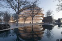 Ein Entwurf für Neubau Opernhaus Düsseldorf