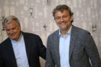 Jonas Kaufmann (re.) und Hans Peter Haselsteiner
