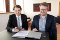 Hermes Helfricht (l.) und Malte Wasem