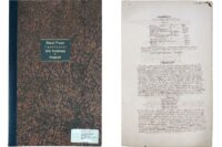 "Tannhäuser", Erstschrift des Textbuchs